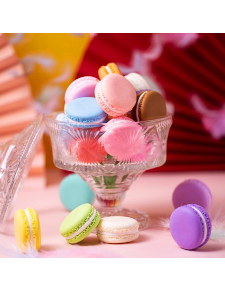 Molde de Silicona para Macaron 3D MINFEIDMS 8.1x7.3 cm