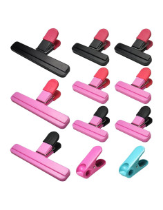 11 Clips de Bolsa de Comida Aranray - 3 Grandes, 6 Pequeños, 2 Redondos