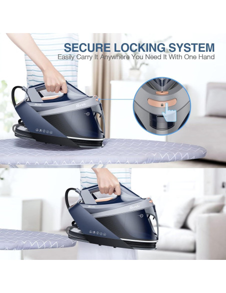 Estación de Vapor Sundu Pro 1800W Suela Cerámica 1.5L