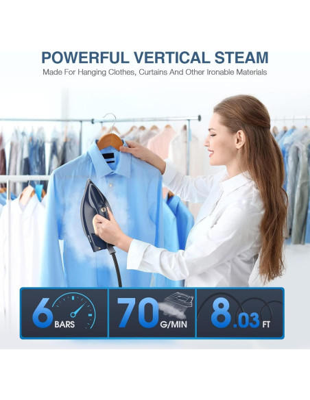 Estación de Vapor Sundu Pro 1800W Suela Cerámica 1.5L