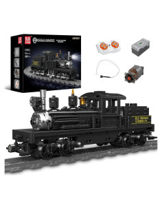 Mould King 12032 Locomotora de Vapor con Control Remoto