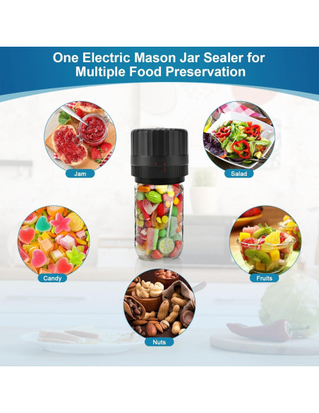 Sellador al vacío eléctrico Dicorain VP06 para frascos de mason