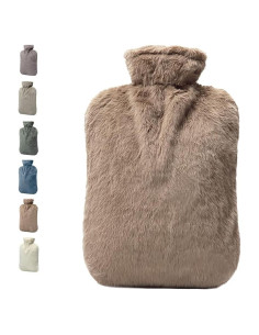 Botella de Agua Caliente BICAREE 2L con Funda Marrón