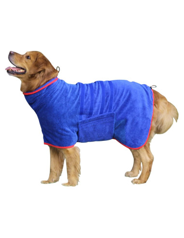 Abrigo Secador para Perros HhiMyOct - Toalla Microfibra Absorbente