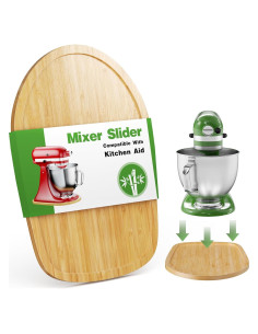 Deslizador de Mezclador de Bambú GuanQiao para KitchenAid 4.5-5 Qt