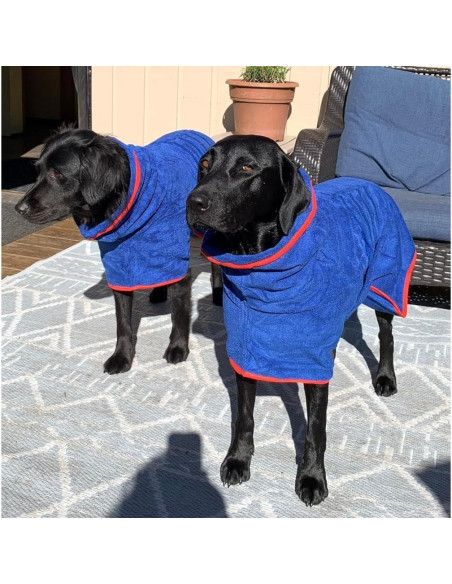 Abrigo Secador para Perros HhiMyOct - Toalla Microfibra Absorbente