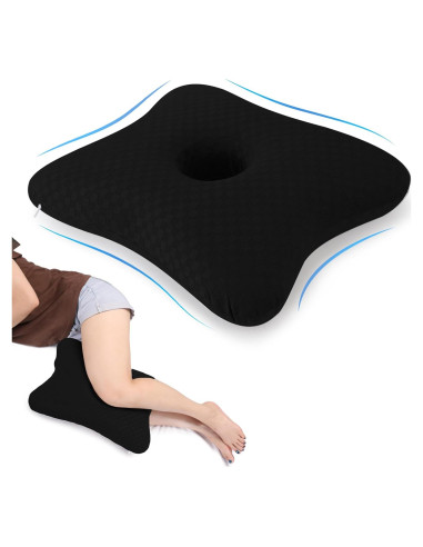 Almohada para Piernas y Rodillas Wuwumiline Espuma Viscoelástica