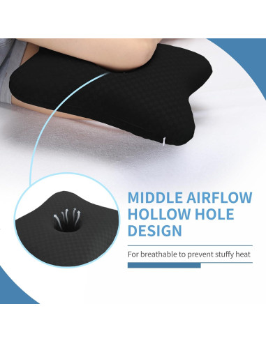 Almohada para Piernas y Rodillas Wuwumiline Espuma Viscoelástica