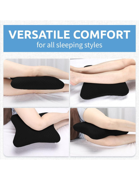 Almohada para Piernas y Rodillas Wuwumiline Espuma Viscoelástica