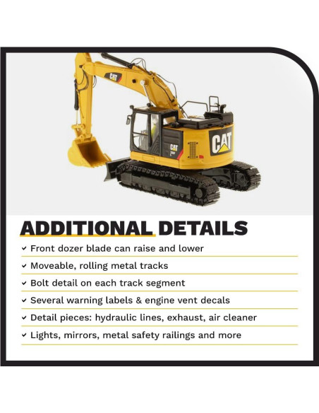 Excavadora Hidráulica Caterpillar 335F L Diecast Masters 1:50