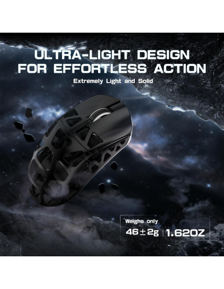 Ratón Gaming Inalámbrico FELICON R3 26K DPI 8KHz Ultraligero