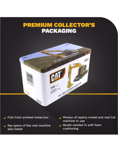 Excavadora Hidráulica Caterpillar 335F L Diecast Masters 1:50