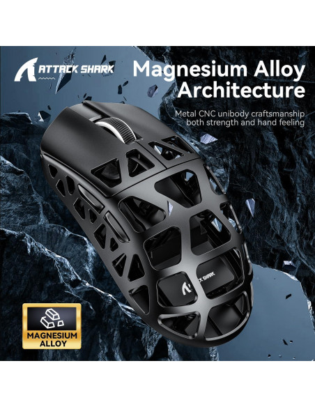 Ratón Gaming Inalámbrico FELICON R3 26K DPI 8KHz Ultraligero