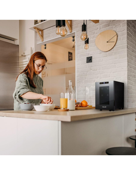 Frigorífico de Vino Newair Shadow-T para 6 Botellas Compacto