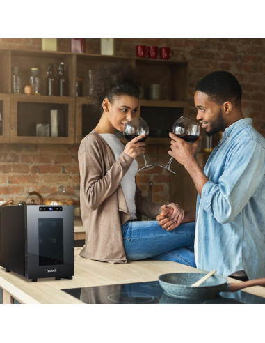 Frigorífico de Vino Newair Shadow-T para 6 Botellas Compacto