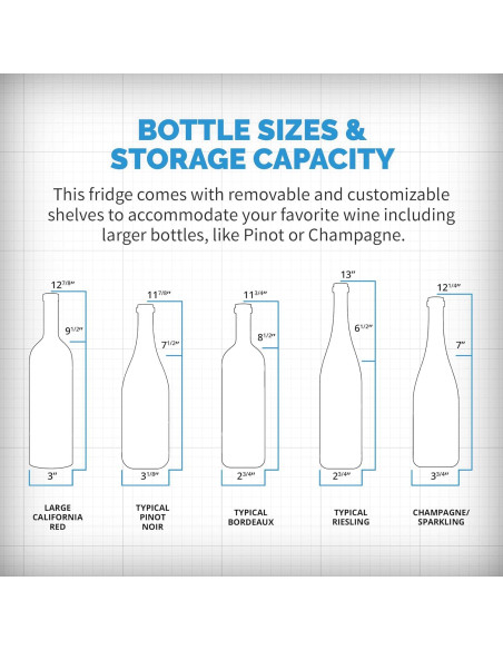 Frigorífico de Vino Newair Shadow-T para 6 Botellas Compacto