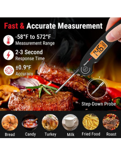 Termómetro Digital de Carne ThermoPro TP605 Resistente al Agua 2