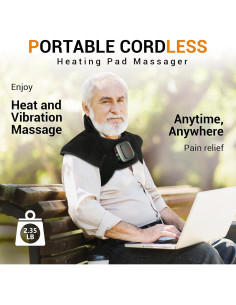 Almohadilla Térmica Inalámbrica Comfytemp para Cuello y Hombros 2