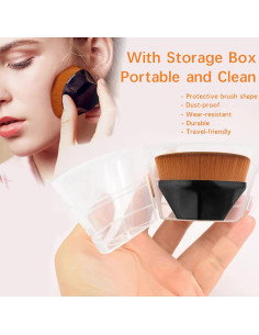 Paquete de 4 Pinceles de Maquillaje XKFLAUHM para Base 2