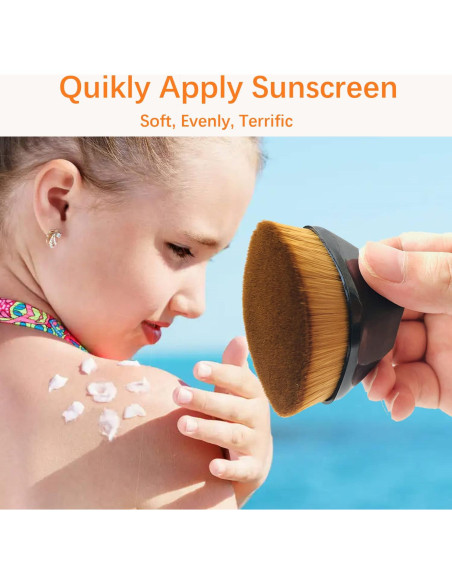 Paquete de 4 Pinceles de Maquillaje XKFLAUHM para Base Paquete de 4 Pinceles de Maquillaje XKFLAUHM para Base