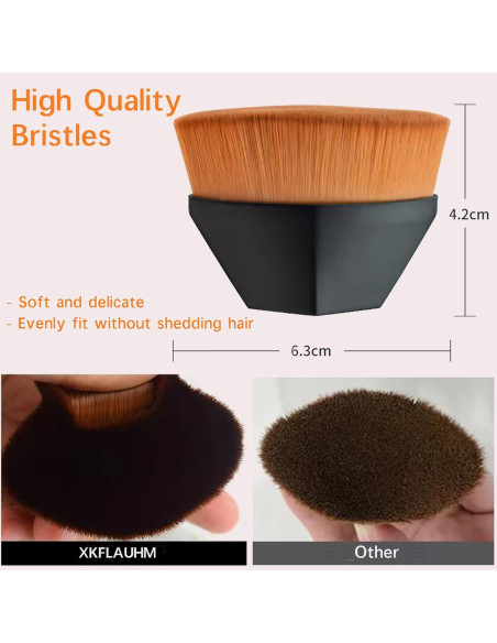 Paquete de 4 Pinceles de Maquillaje XKFLAUHM para Base Paquete de 4 Pinceles de Maquillaje XKFLAUHM para Base