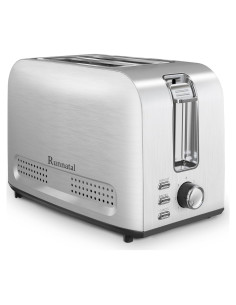 Tostadora Runnatal 2 Rebanadas Acero Inoxidable 800W 7 Niveles