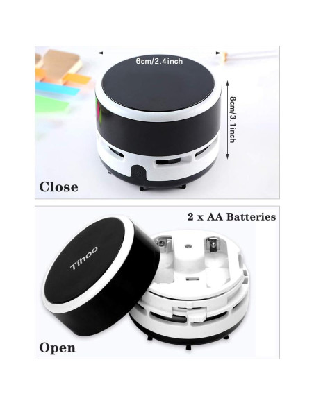 Aspiradora de Escritorio iSuperb Mini Inalámbrica 6x8cm Negro