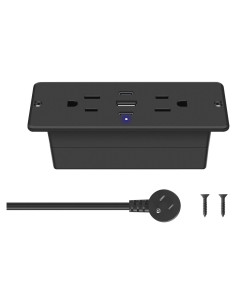 Toma de Corriente Empotrada CCCEI con 2 USB-C y 2 AC 20W