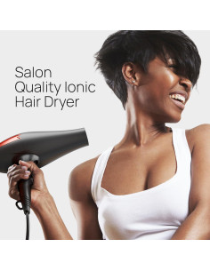 Secador de Pelo Profesional Trezoro 2200W con Difusor Negro 2