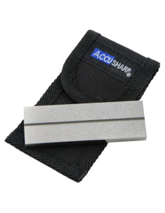 Afilador de bolsillo AccuSharp con piedra de diamante 8 cm