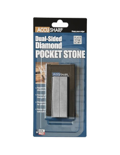 Afilador de bolsillo AccuSharp con piedra de diamante 8 cm 2