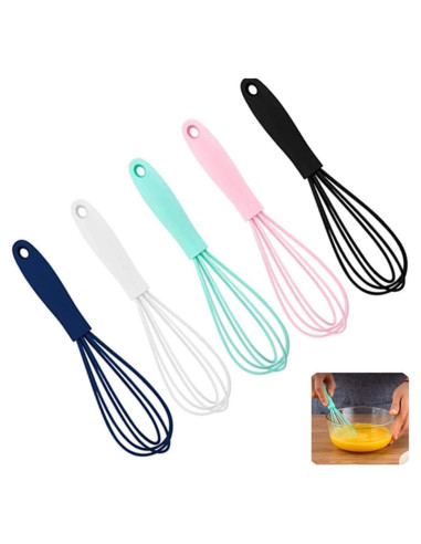 Juego de 5 Batidores de Silicona Multicolor LAPXSNZD 17.2cm