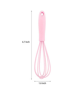 Juego de 5 Batidores de Silicona Multicolor LAPXSNZD 17.2cm 2