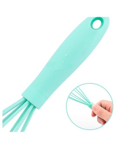 Juego de 5 Batidores de Silicona Multicolor LAPXSNZD 17.2cm