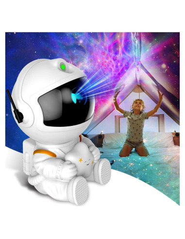 Proyector Galáctico Astronauta LED con Control Remoto 230g