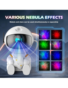 Proyector Galáctico Astronauta LED con Control Remoto 230g 2