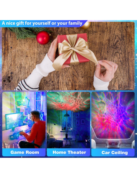 Proyector Galáctico Astronauta LED con Control Remoto 230g