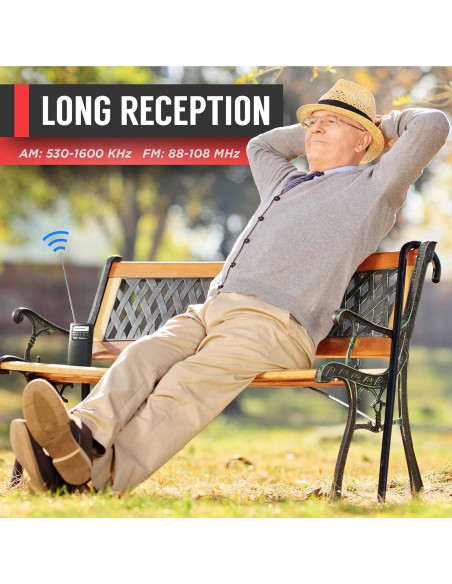 Radio Portátil PowerBear PB-PR-01 AM/FM con Auriculares