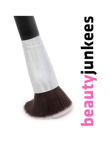 Brocha Kabuki de Base Plana Beauty Junkees - Sintética 16cm