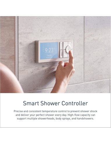 Controlador de Ducha Digital Moen TS3302BL 2 Salidas Negro Mate