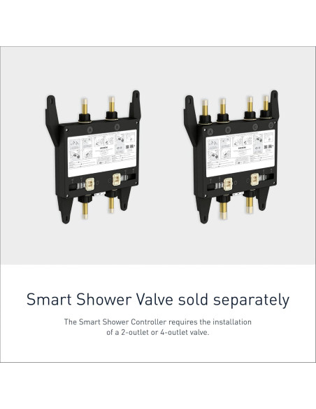 Controlador de Ducha Digital Moen TS3302BL 2 Salidas Negro Mate