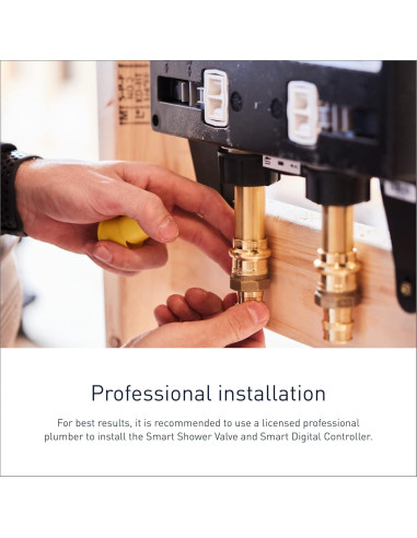 Controlador de Ducha Digital Moen TS3302BL 2 Salidas Negro Mate