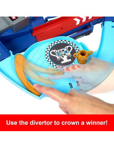 Juego de Pista GRC Jumping Raceway Mattel Cars con 2 Coches