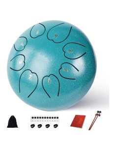 Tambor de Lluvia URBANVISTA 15.24 cm 8 Notas Malachita