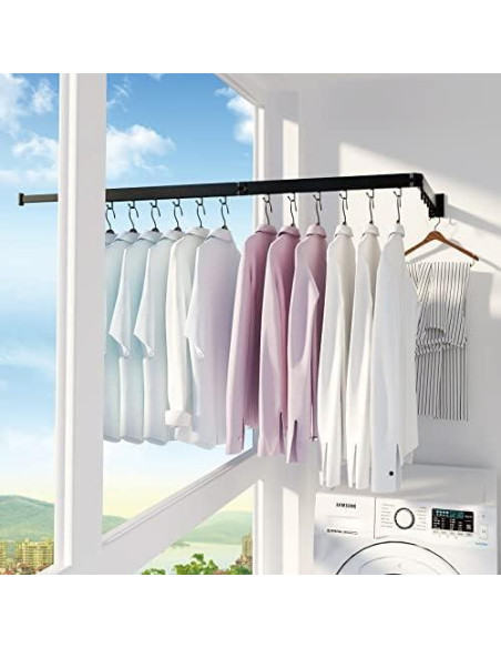 Estante Plegable para Secar Ropa BOQORAD ms-01 Negro