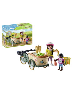 Bicicleta de Carga Playmobil 71306 con Canastas y Accesorios