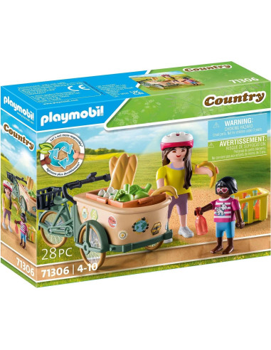 Bicicleta de Carga Playmobil 71306 con Canastas y Accesorios
