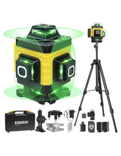 Nivel Láser Autonivelante EODOJU 4D Verde 16 Líneas 360