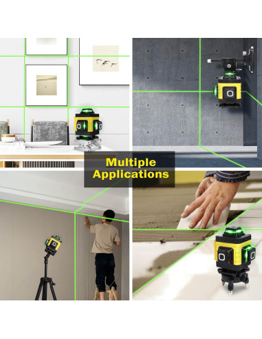 Nivel Láser Autonivelante EODOJU 4D Verde 16 Líneas 360