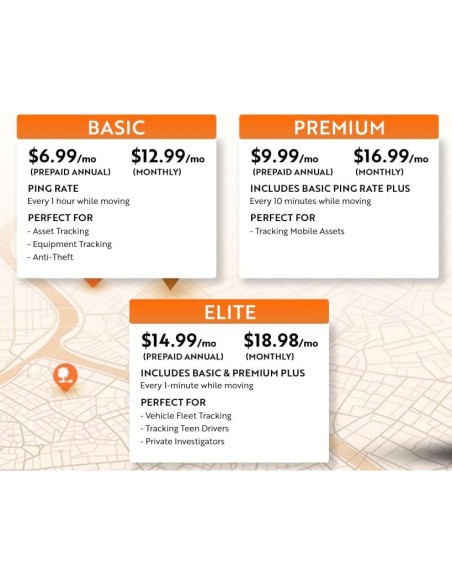 GPS Tracker Trak4 12V Con Cable Duro Impermeable